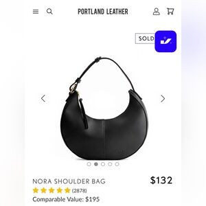 Portland Leather Nora Small Shoulder Bag